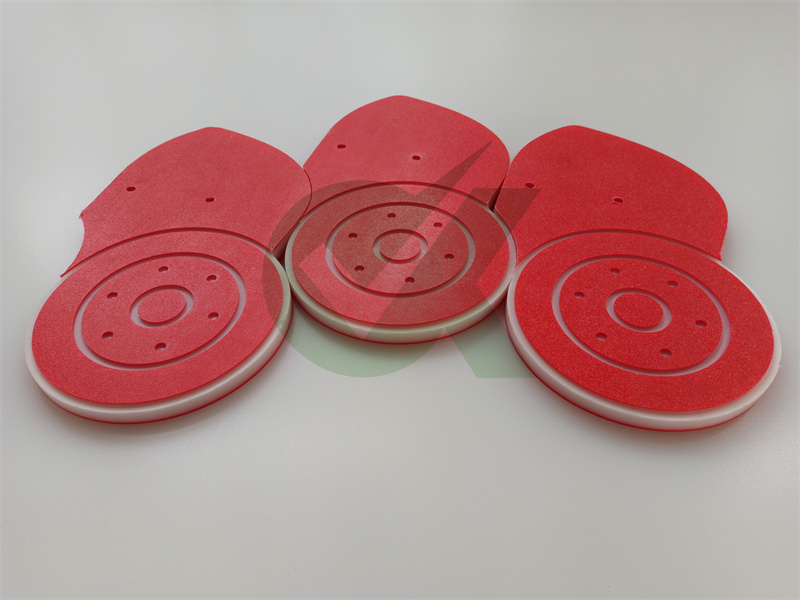 red-yellow two color hdpe plate for playground
