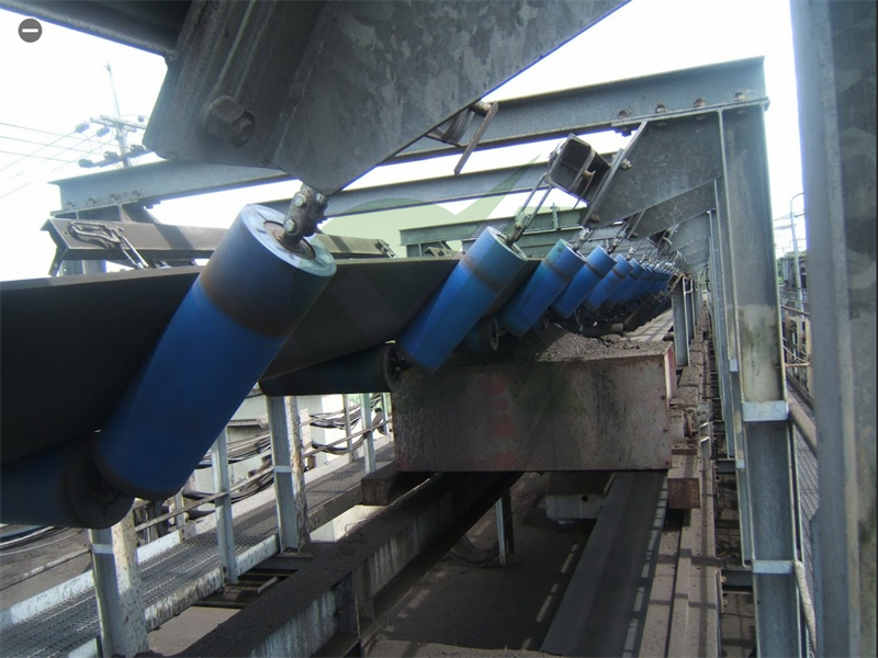 Coal Orbital Belt nveyor Machine With Trough Carrier Roller
