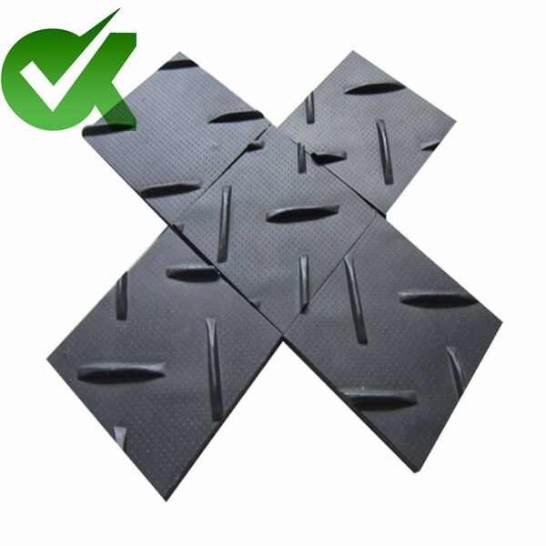 Cheap plastic ground protection temporary road mats