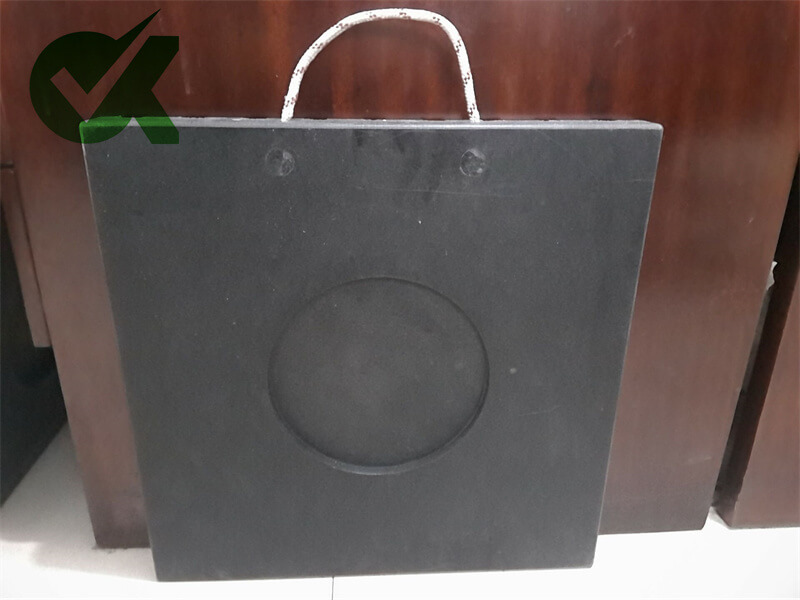 UHMWPE crane outrigger pads factory made in China